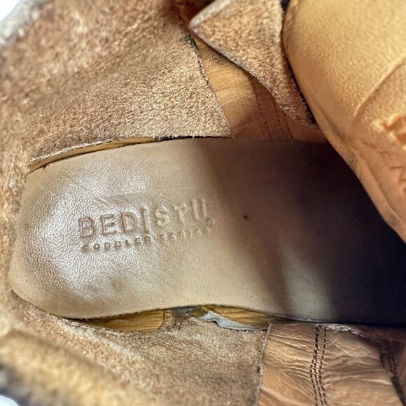 Bed Stu Cobbler Series Women Size 7.5 Brown Distressed Leather Dual Zip Boot - Picture 11 of 12